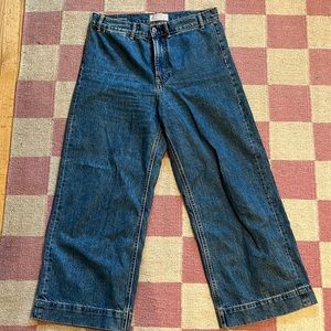 Everlane Wide Leg Crop Jeans